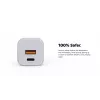 Sieninis įkroviklis Xtorm 20W GaN² Ultra — 20 W, USB-C, vidaus, baltas