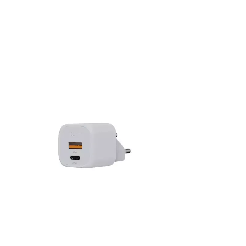 Sieninis įkroviklis Xtorm 20W GaN² Ultra — 20 W, USB-C, vidaus, baltas