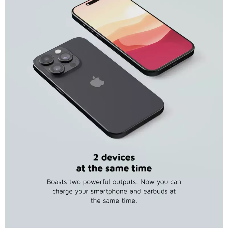 Sieninis įkroviklis Xtorm 20W GaN² Ultra — 20 W, USB-C, vidaus, baltas
