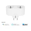Išmanusis kištukas Avanca International BV Hombli Smart Socket Duo EU — Wi‑Fi, 220–250 V, 50–60 Hz, 3540 W, vidaus, balta