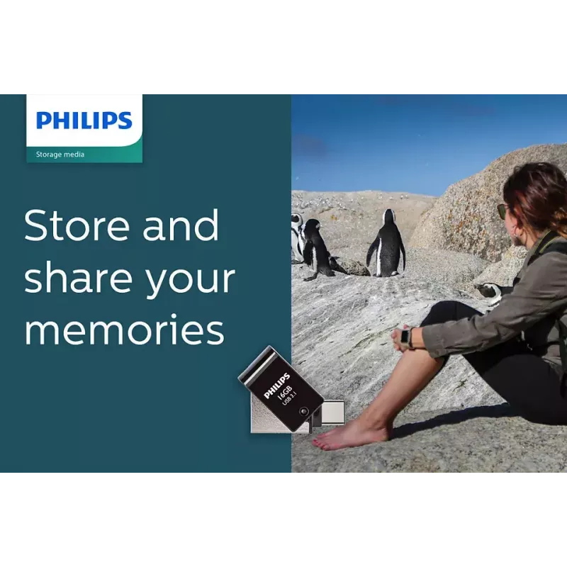 USB Flash Drive Philips 16GB USB Type-A 3.2 Gen 1 FM16DC152B/00