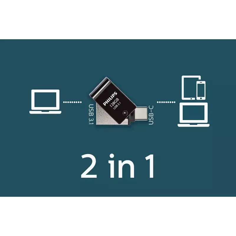 USB atmintukas Philips 128 GB USB Type-A 3.2 Gen 1 FM12DC152B/00
