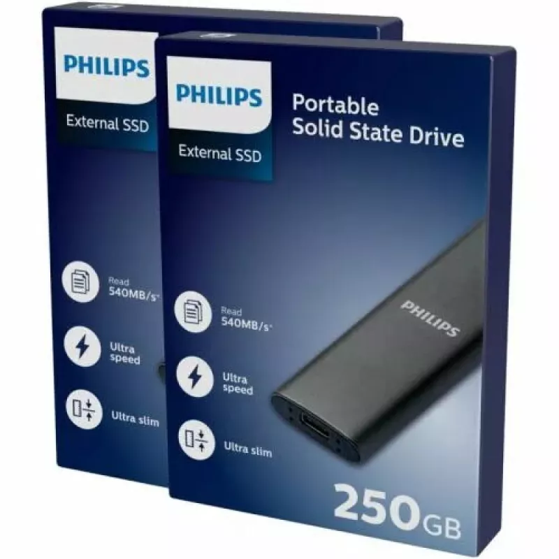 Išorinis SSD Philips 250GB USB 3.2 FM25SS030P/00