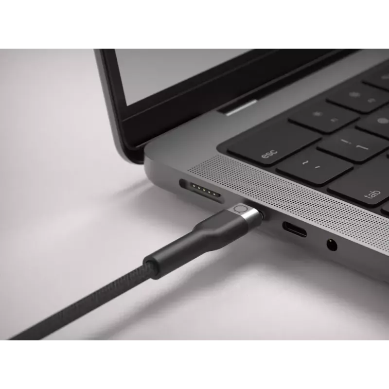 USB-C į Lightning laidą LINQ byELEMENTS 2m MFi sertifikuotas juodas