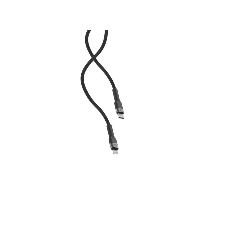 USB-C į Lightning laidą LINQ byELEMENTS 2m MFi sertifikuotas juodas