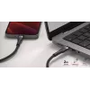 USB-C į Lightning laidą LINQ byELEMENTS 2m MFi sertifikuotas juodas
