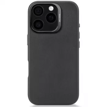 Dėklas Decoded odinis iPhone 16 Pro 6,3 col. juodas