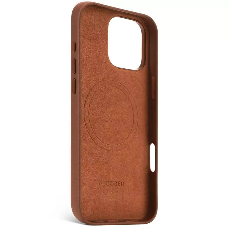 Decoded odinis dėklas iPhone 16 Pro Max 17,5 cm ruda