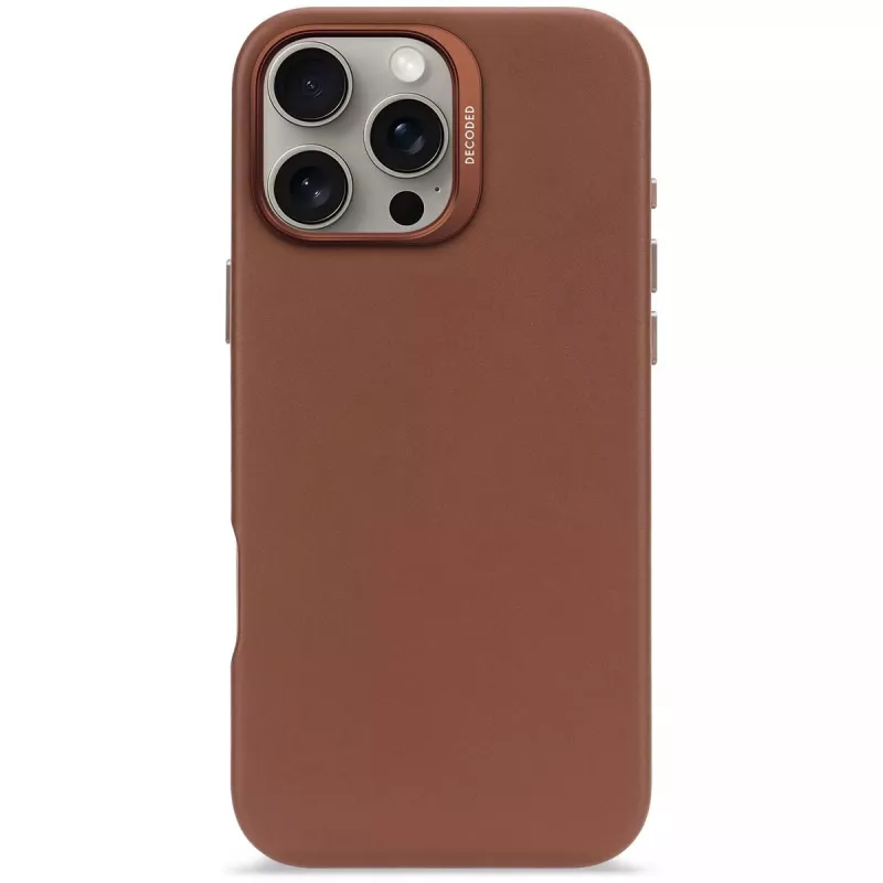 Decoded odinis dėklas iPhone 16 Pro Max 17,5 cm ruda