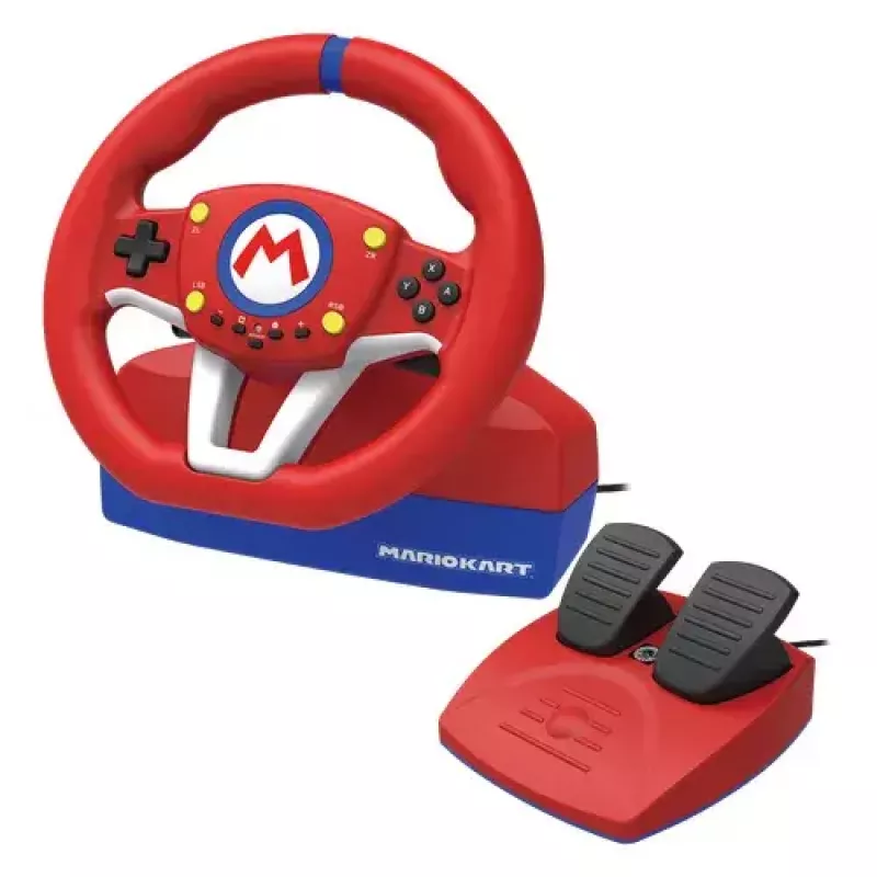 Vairas + pedalai Hori Nintendo Switch Mario Kart Racing Wheel Pro