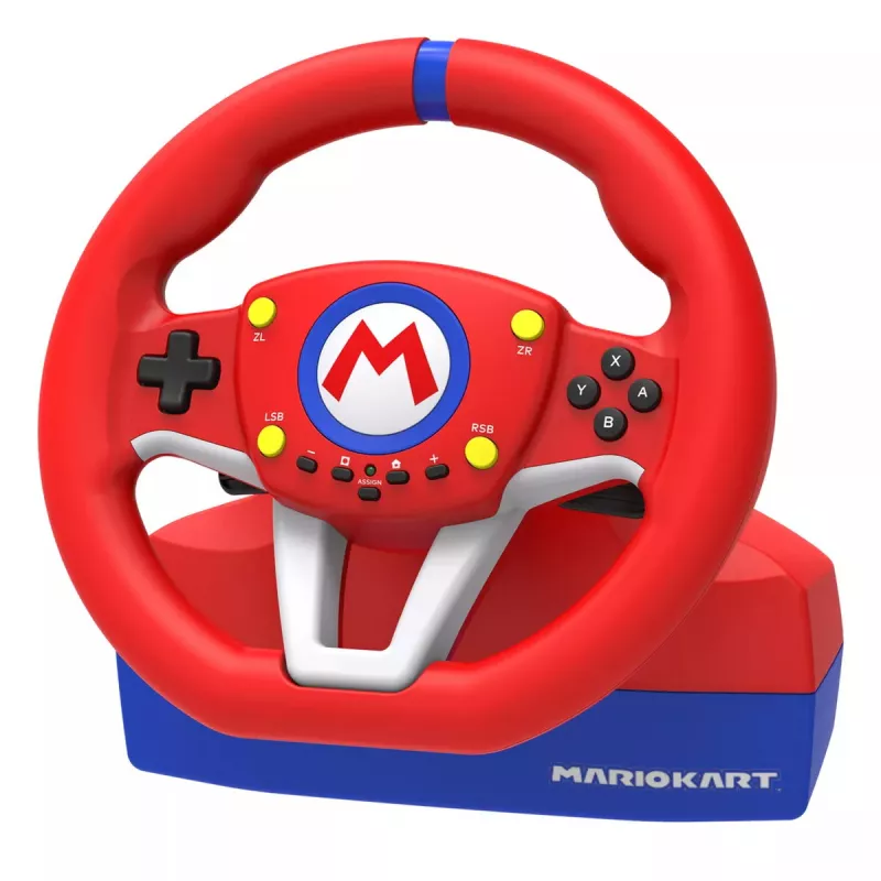 Vairas + pedalai Hori Nintendo Switch Mario Kart Racing Wheel Pro