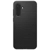 Apsauginis telefono dėklas Spigen Liquid Air, skirtas Samsung Galaxy A36 5G, matinės juodos spalvos