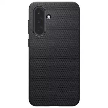 Apsauginis telefono dėklas Spigen Liquid Air, skirtas Samsung Galaxy A36 5G, matinės juodos spalvos