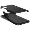 Spigen Tough Armor dėklas Samsung Galaxy A56 5G — juodas, dvisluoksnis apsauginis dangtelis