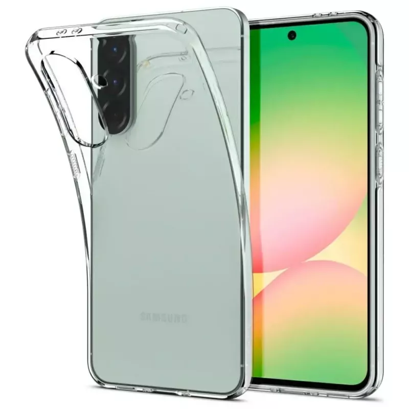 Apsauginis dėklas Spigen Samsung Galaxy A56 5G — Crystal Clear, plonas permatomas dangtelis