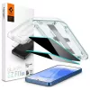 Grūdinto privatumo stiklo ekrano apsauga Spigen Glas.TR EZ FIT HD, skirta Samsung Galaxy S24/S25 — 2 vnt.