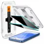 Grūdinto privatumo stiklo ekrano apsauga Spigen Glas.TR EZ FIT HD, skirta Samsung Galaxy S24/S25 — 2 vnt.