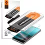 Ekrano apsauginė plėvelė Spigen Glas.TR EZ Fit Pro, skirta Samsung Galaxy S25 Edge — grūdintas stiklas, skaidrus