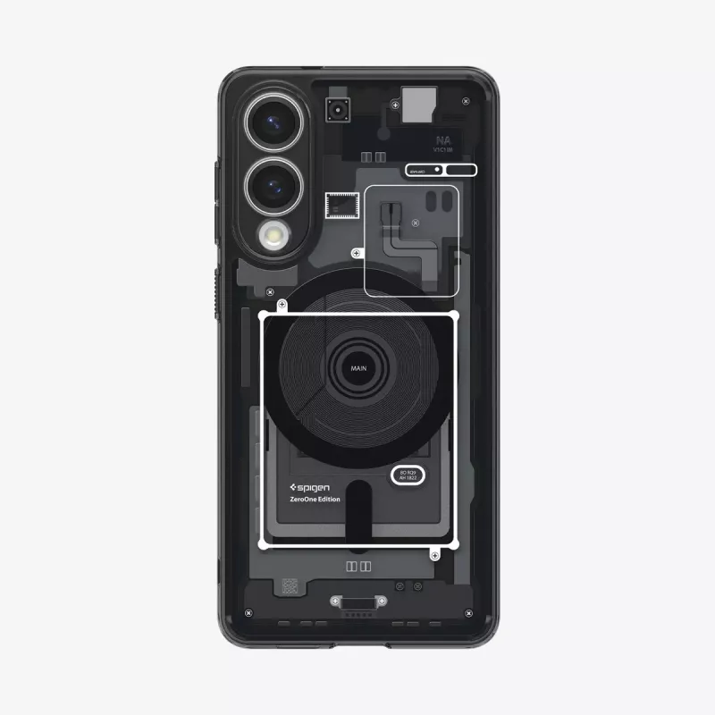 Dėklas Spigen Ultra Hybrid Zero One Galaxy S25 Edge Juoda