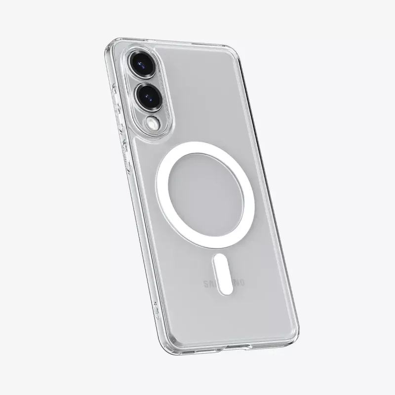 Dėklas Spigen Galaxy S25 Edge permatomas baltas 6,7 col.