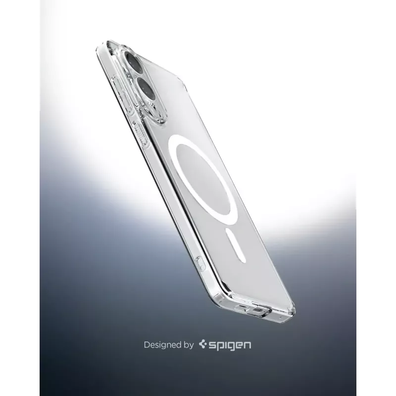 Dėklas Spigen Galaxy S25 Edge permatomas baltas 6,7 col.