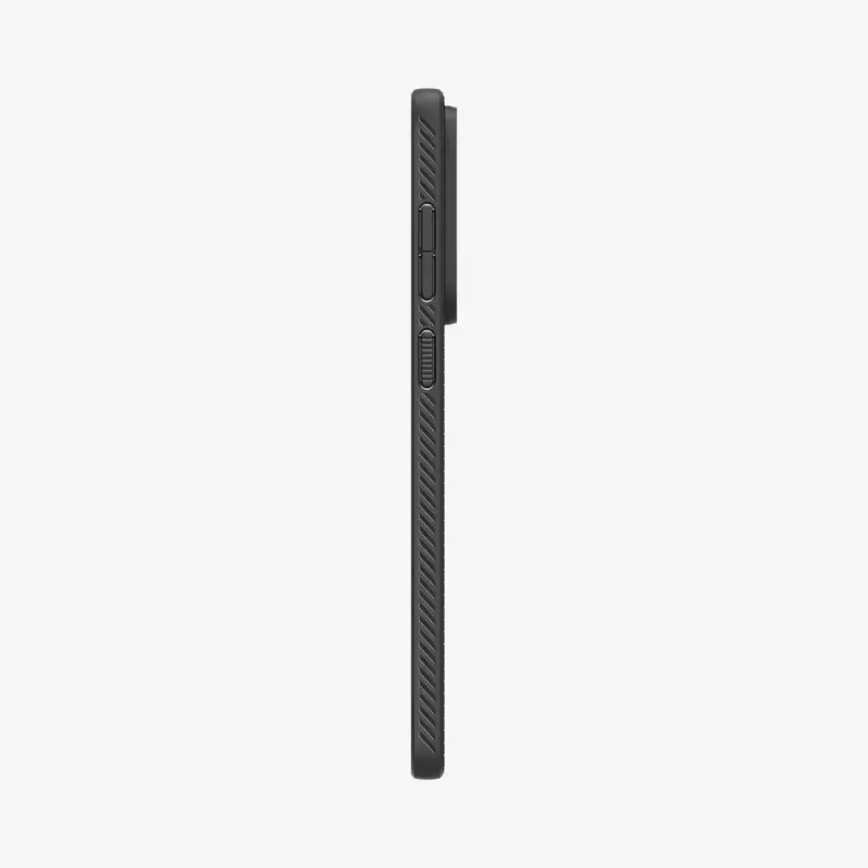 Dėklas Spigen Galaxy S25 Edge matinės juodos spalvos vienspalvis