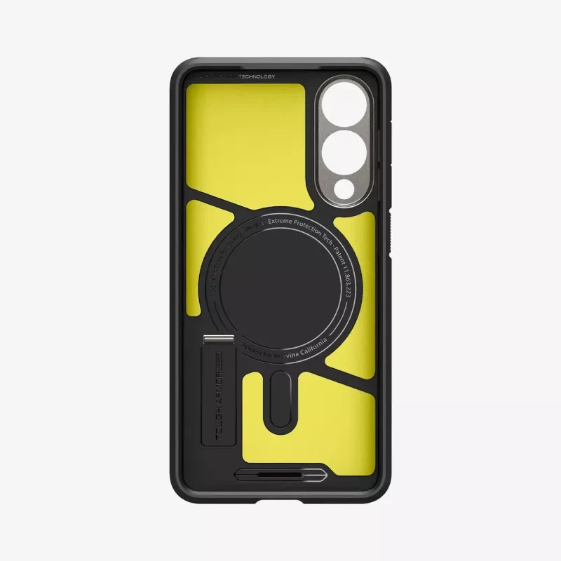 Dėklas Spigen Galaxy S25 Edge Tough Armor AI MagFit Gunmetal