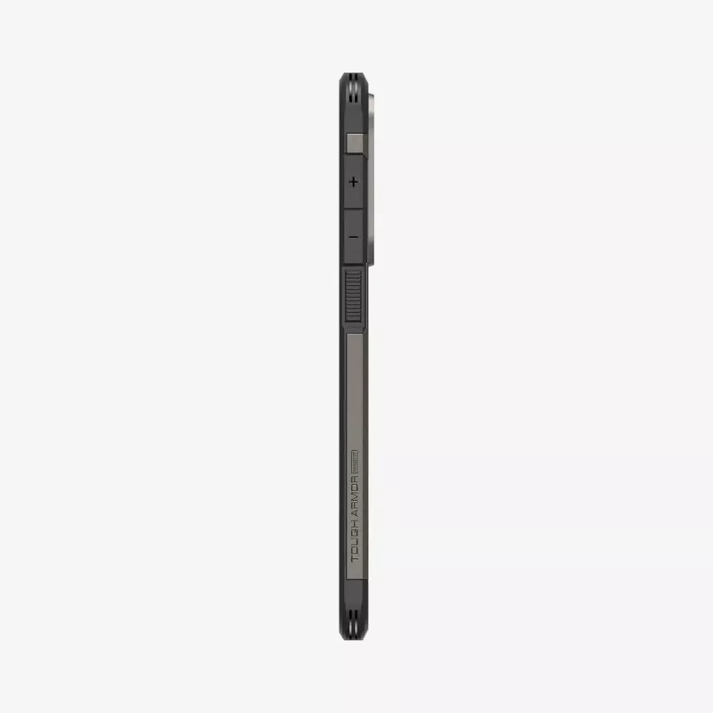 Dėklas Spigen Galaxy S25 Edge Tough Armor AI MagFit Gunmetal