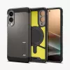 Dėklas Spigen Galaxy S25 Edge Tough Armor AI MagFit Gunmetal
