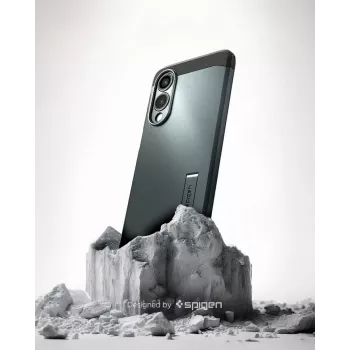 Dėklas Spigen Galaxy S25 Edge Tough Armor AI Abyss Green