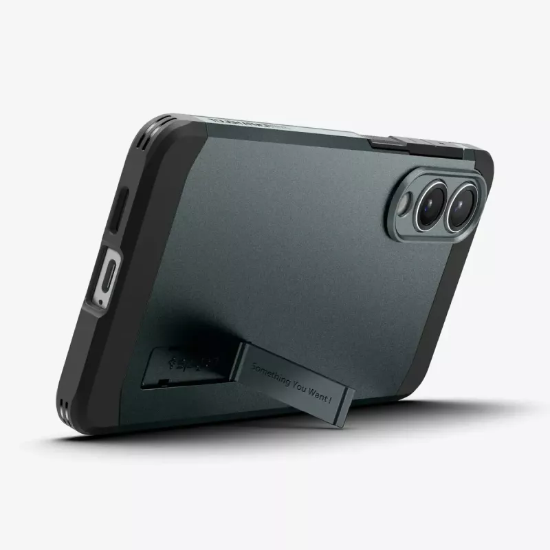 Dėklas Spigen Galaxy S25 Edge Tough Armor AI Abyss Green