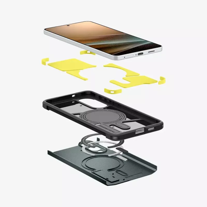 Dėklas Spigen Galaxy S25 Edge Tough Armor AI Abyss Green