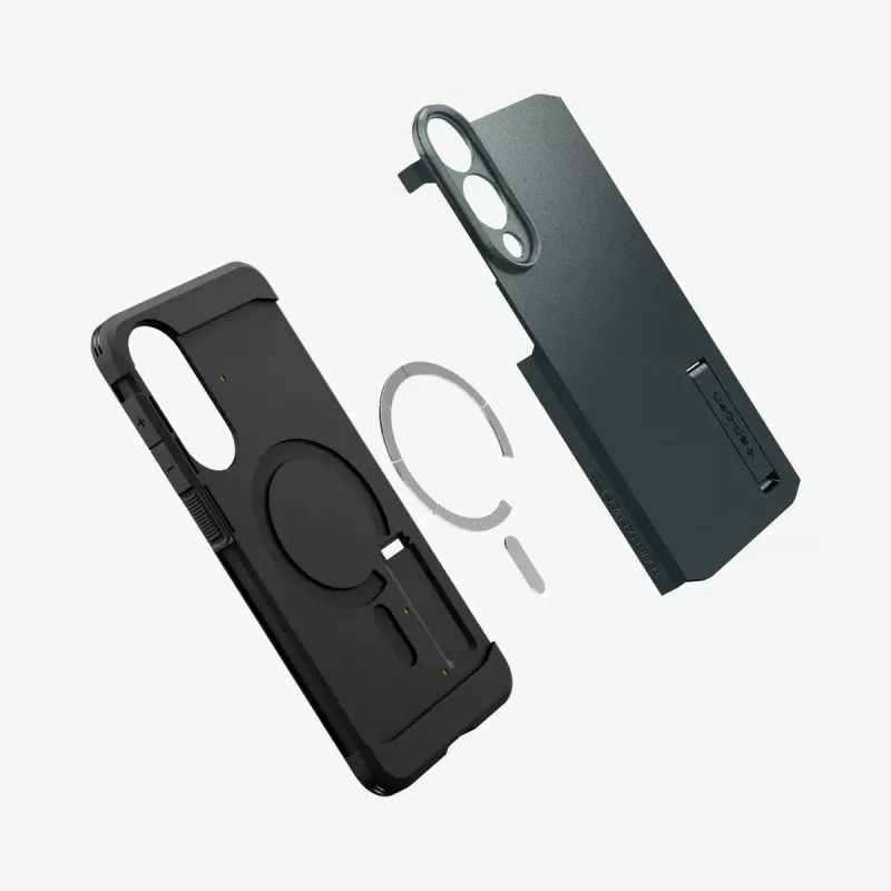 Dėklas Spigen Galaxy S25 Edge Tough Armor AI Abyss Green