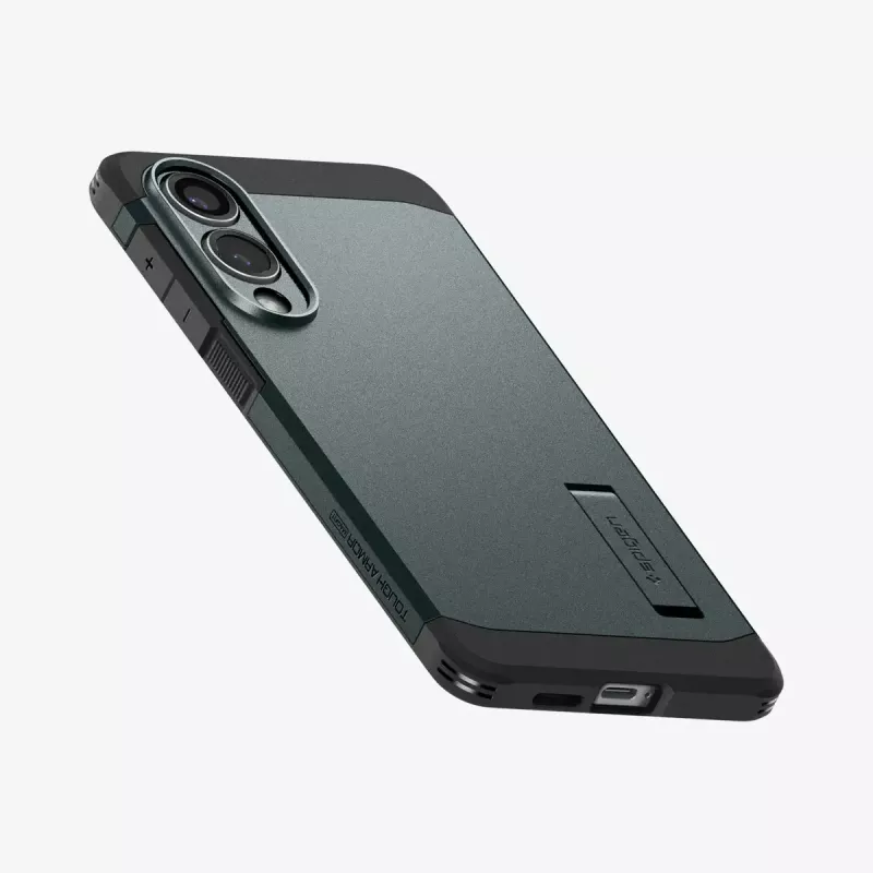Dėklas Spigen Galaxy S25 Edge Tough Armor AI Abyss Green