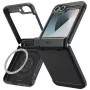 Apsauginis dėklas Spigen Tough Armor Pro Mag Galaxy Z Flip 7 FE — juodas