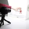 Nuolatinio apšvietimo fotostudija Oranžinėmonkie M1000R