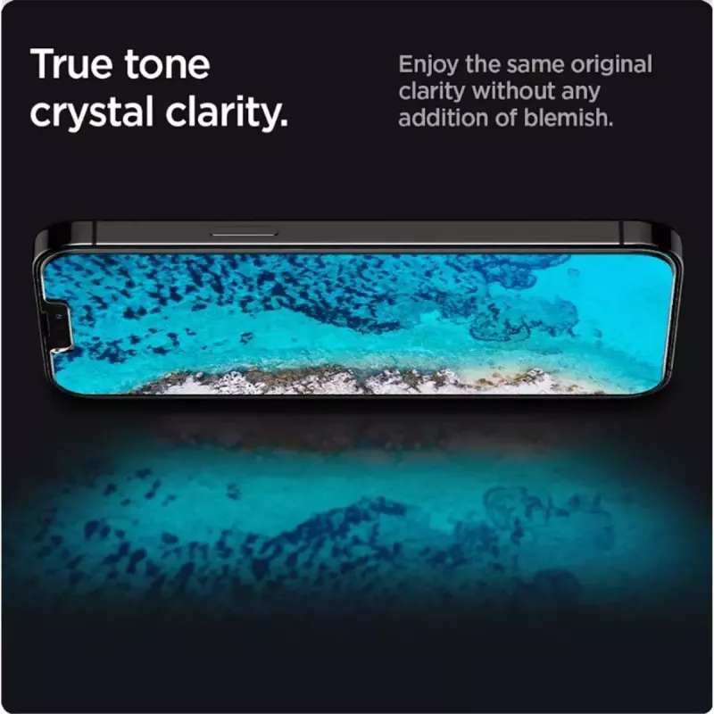 Ekrano apsauga Spigen AGL03391, skirta Apple iPhone 13/13 Pro, grūdintas stiklas