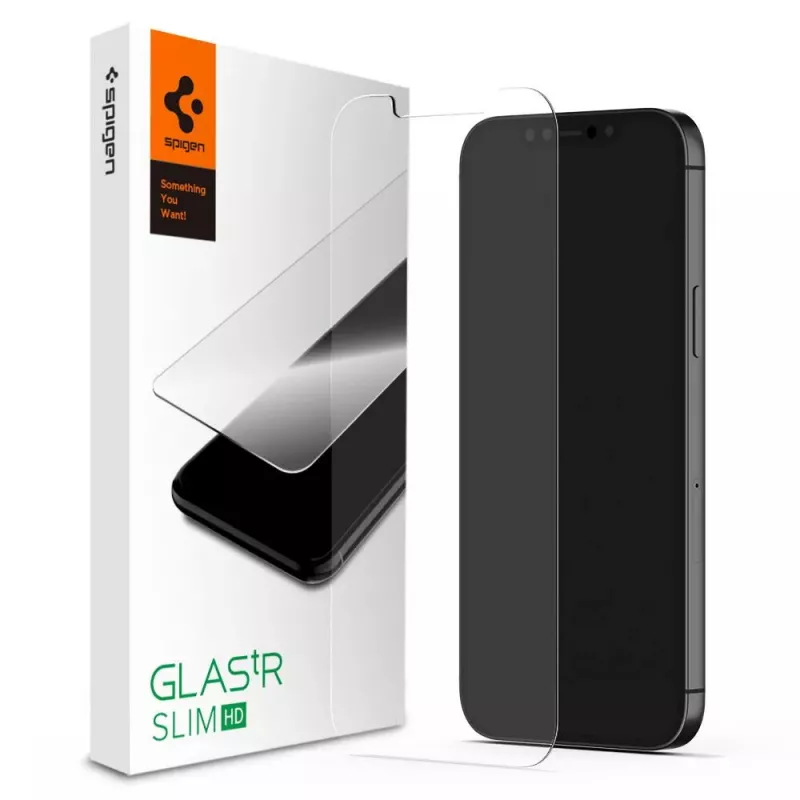 Ekrano apsauga Spigen AGL03391, skirta Apple iPhone 13/13 Pro, grūdintas stiklas