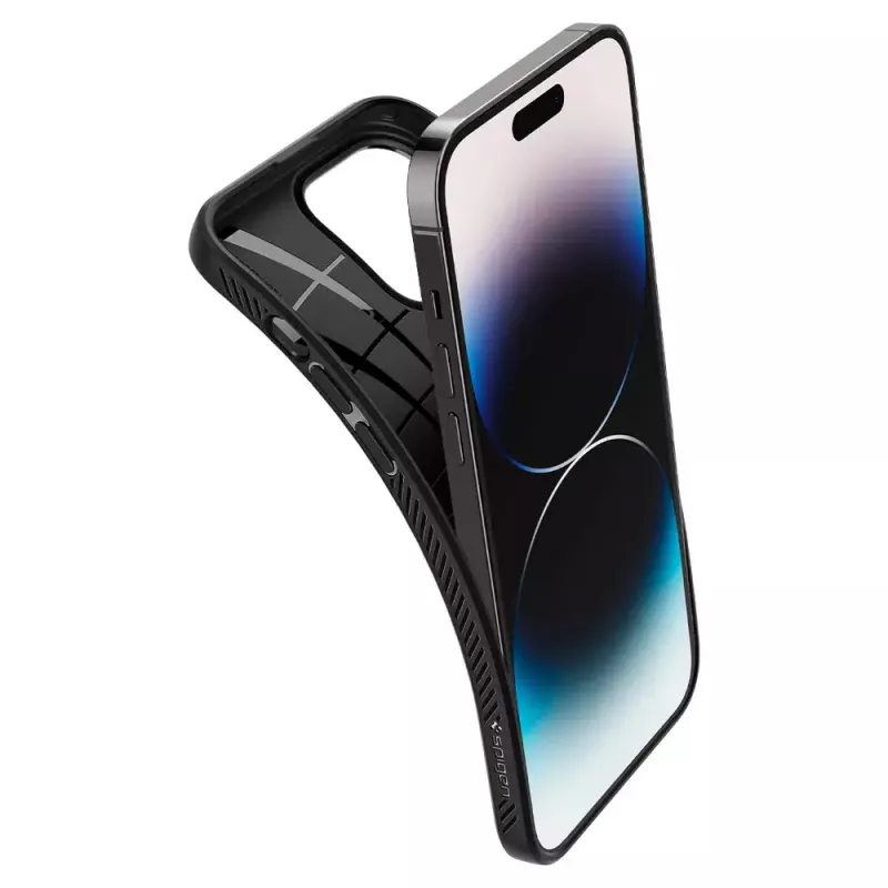„Spigen Liquid Air“ dėklas „iPhone 14 Pro Max“ 17 cm juodas