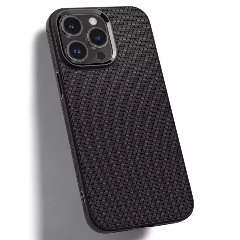 „Spigen Liquid Air“ dėklas „iPhone 14 Pro Max“ 17 cm juodas
