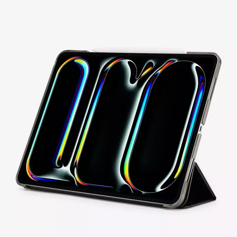 Dėklas-knygutė Spigen iPad Pro 11 2024 Smart Fold juodas