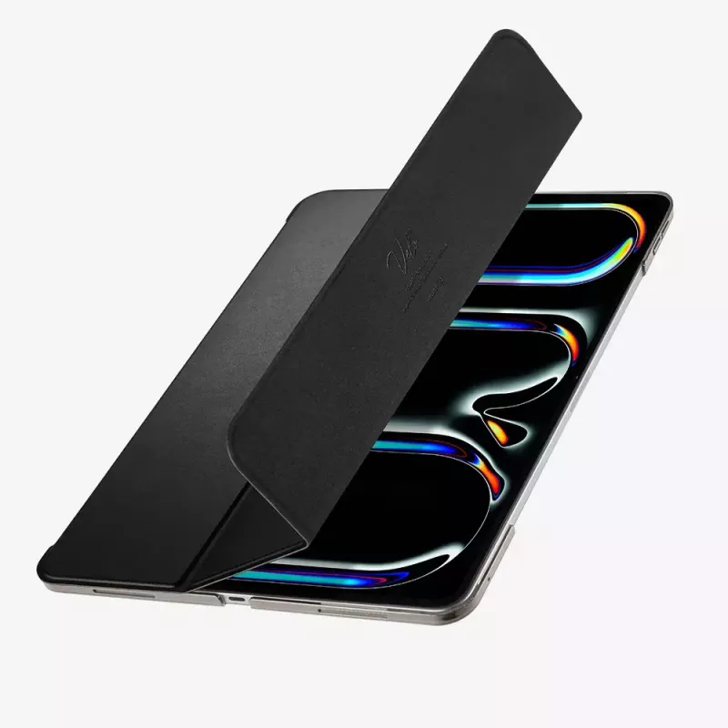 Dėklas-knygutė Spigen iPad Pro 11 2024 Smart Fold juodas