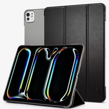 Dėklas-knygutė Spigen iPad Pro 11 2024 Smart Fold juodas