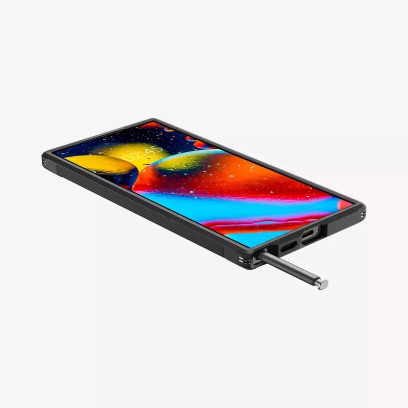Spigen Tough Armor mobiliojo telefono dėklas, juodas, Galaxy S24 Ultra 17,3 cm