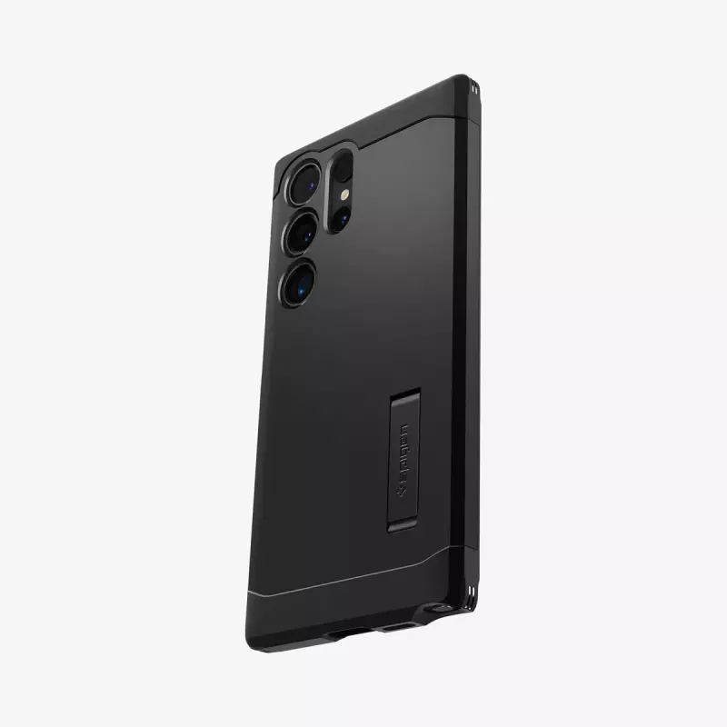 Spigen Tough Armor mobiliojo telefono dėklas, juodas, Galaxy S24 Ultra 17,3 cm