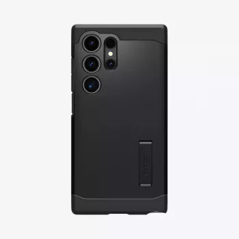 Spigen Tough Armor mobiliojo telefono dėklas, juodas, Galaxy S24 Ultra 17,3 cm