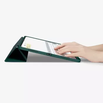 Atverčiamas dėklas Spigen Urban Fit 33 cm (13 colių) iPad Pro 2024 žalias