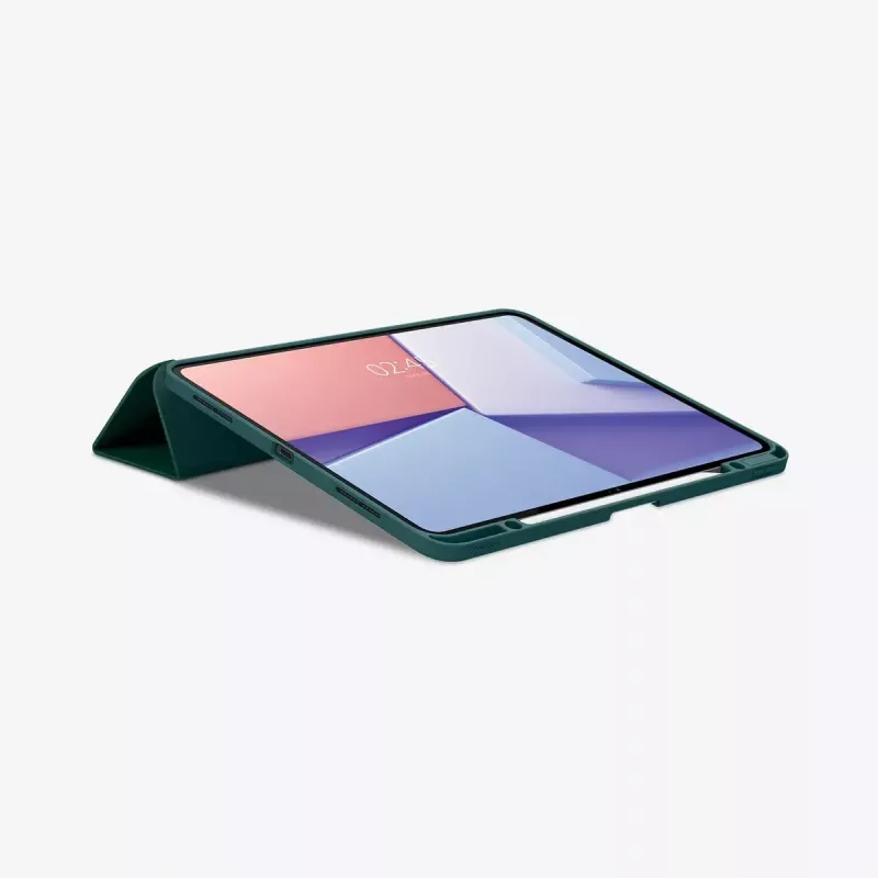 Atverčiamas dėklas Spigen Urban Fit 33 cm (13 colių) iPad Pro 2024 žalias