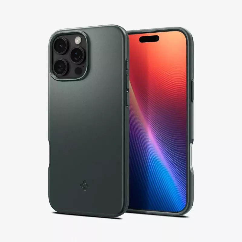Mobiliojo telefono dėklas Spigen iPhone 16 Pro Max žalias