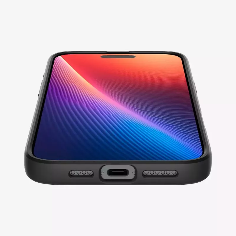 Dėklas Spigen Liquid Air iPhone 16 Pro Max 17,5 cm juodas